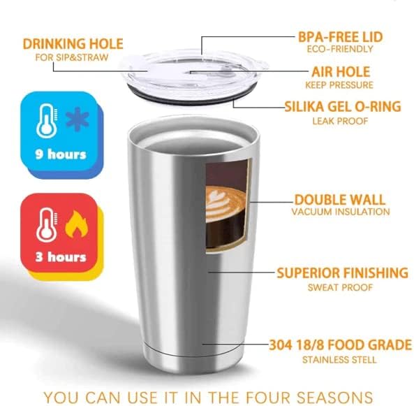 20oz Fall (16UNITS) Edelstahl Vakuum Reise Tumbler Mix Farben (16colors mix)