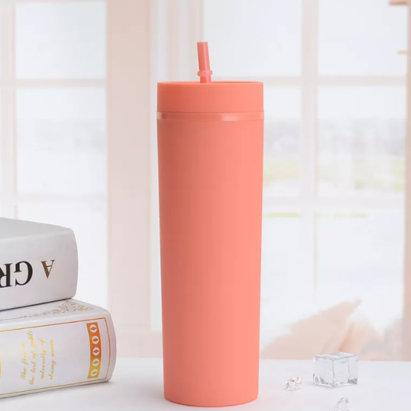 16oz (30.UNITS) Skinny Matte Pastell Colored Acryl Tumblers
