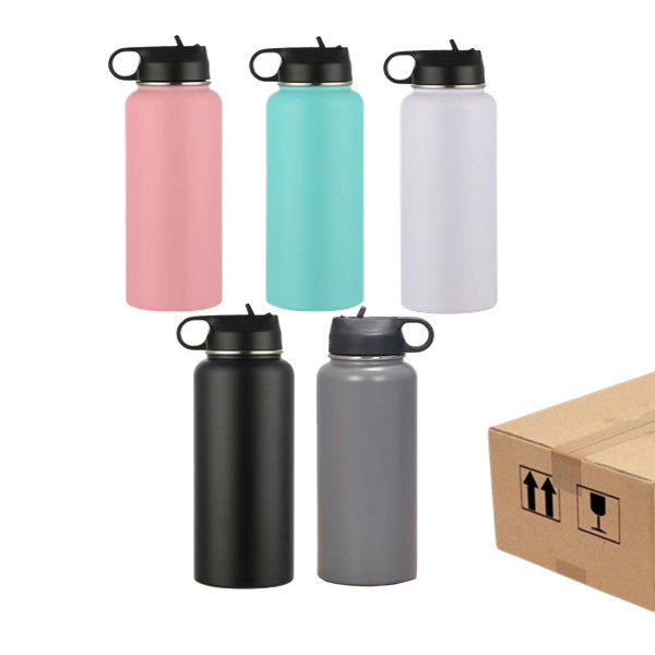 32oz CASE (25 EINHEITEN) Sport Wasserflasche Tumbler Doppelwand Wasserflasche Flask