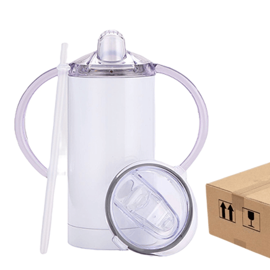 12oz CASE (1/15/25 UNITS) (2LID) Kid Sippy Cup Nette Tumbler Cups