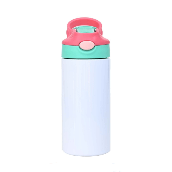 25 Stück 12oz/20oz Kind Sublimation Becher, leer, isoliert, niedlich, Schnabel Becher, Edelstahl Wasserflasche Sublimation Tumbler