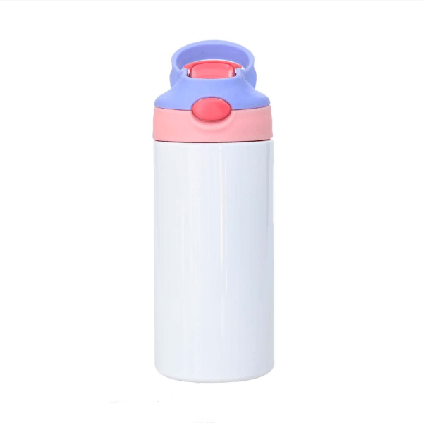 25 Stück 12oz/20oz Kind Sublimation Becher, leer, isoliert, niedlich, Schnabel Becher, Edelstahl Wasserflasche Sublimation Tumbler