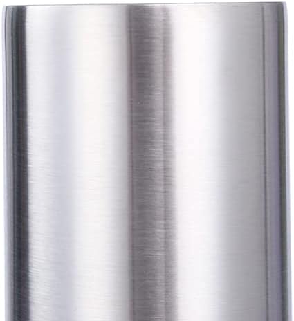 Buwaters 24pack 20oz Skinny Edelstahl Tumbler Isolierung Doppelwand Tumbler mit Deckel und Stroh (20oz, Silver24pack)
