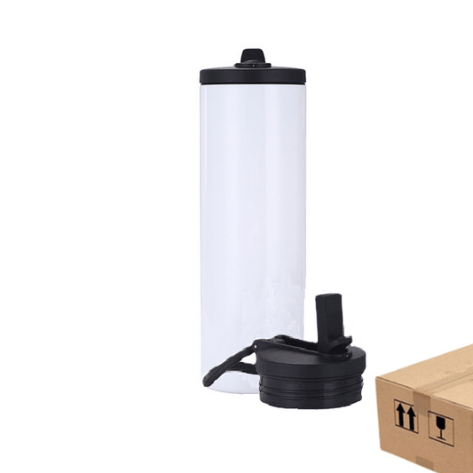 20oz Gehäuse von (25 Einheiten) STRAIGHT SUBLIMATABLE SKINNY SLURP TUMBLER