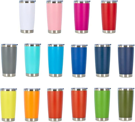 20oz Fall (16UNITS) Edelstahl Vakuum Reise Tumbler Mix Farben (16colors mix)