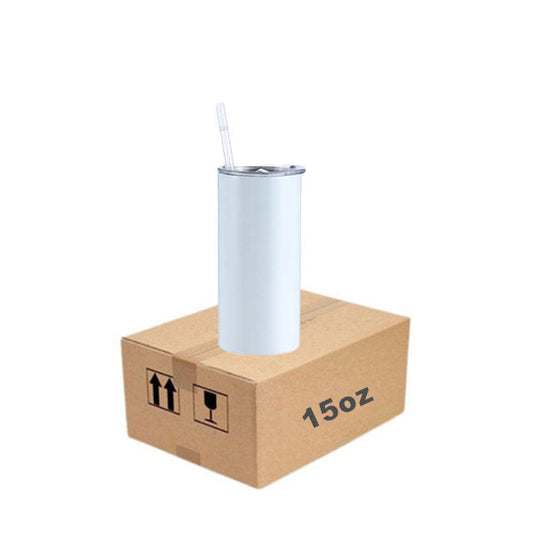 15oz CASE (30 UNITS) Sublimation Gerade Skinny Tumbler