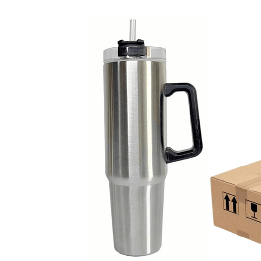 40oz CASE (1/25 UNITS) Edelstahl Becher mit Griff stanley cup dupe
