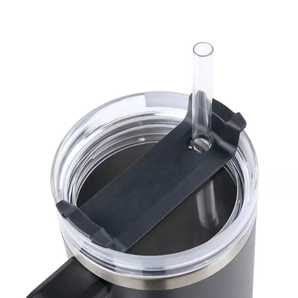 40oz 25pcs Sublimation Tumbler mit Griff, leer, isoliert, große Tasse, Kaffee, Reise Becher, Edelstahl, Reise Becher für DIY, Handwerk, Hitze Presse, Drucken