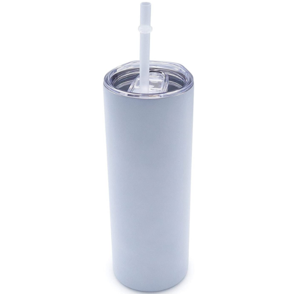 25 Stück 590 Ml Sublimation Tumbler, Glühen im Dunkeln,, Leuchtend, Gerade, Dünner Becher, Bulk mit Sublimation Schrumpffolien,