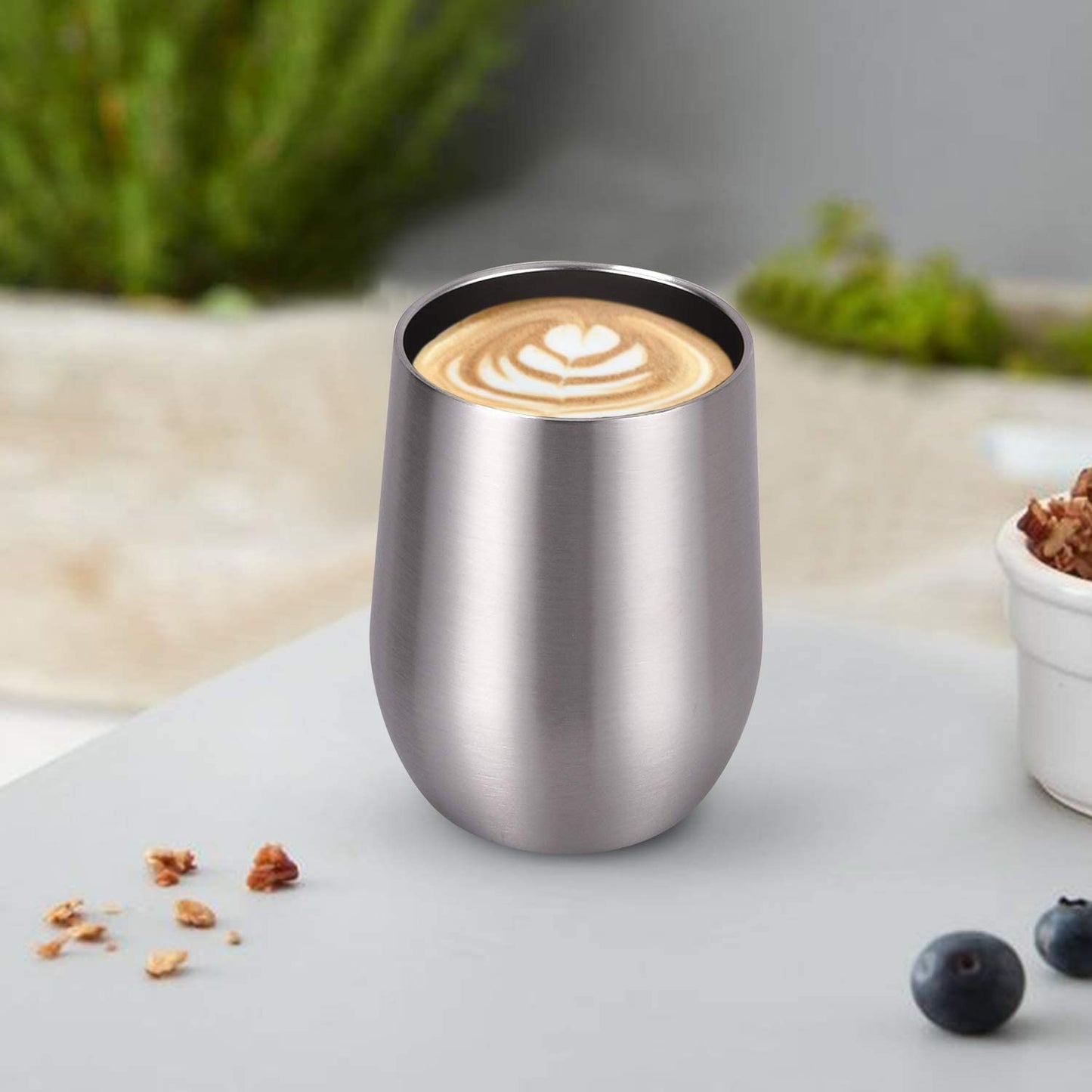 Fall von 16psc*12oz Wein Tumbler doppelwandiges Isolierungs-Vakuum mit Deckel