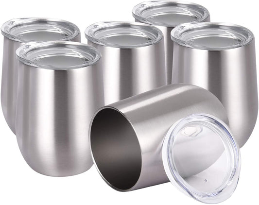 Fall von 16psc*12oz Wein Tumbler doppelwandiges Isolierungs-Vakuum mit Deckel