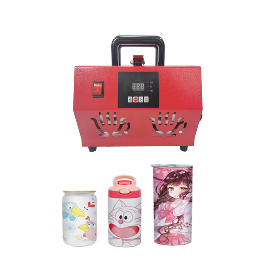 Heiße Pressmaschine, 220V Tumbler Press, passend für 11/15/20/30 oz Sublimation enge gerade Glasgefäß und 11-15 oz Smack Cup,
