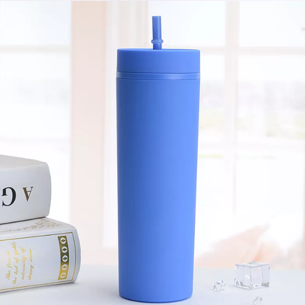 16oz (30.UNITS) Skinny Matte Pastell Colored Acryl Tumblers